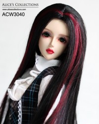 ACW3040 Black with Scarlet Stripes ACW3040 Black with Scarlet Stripes